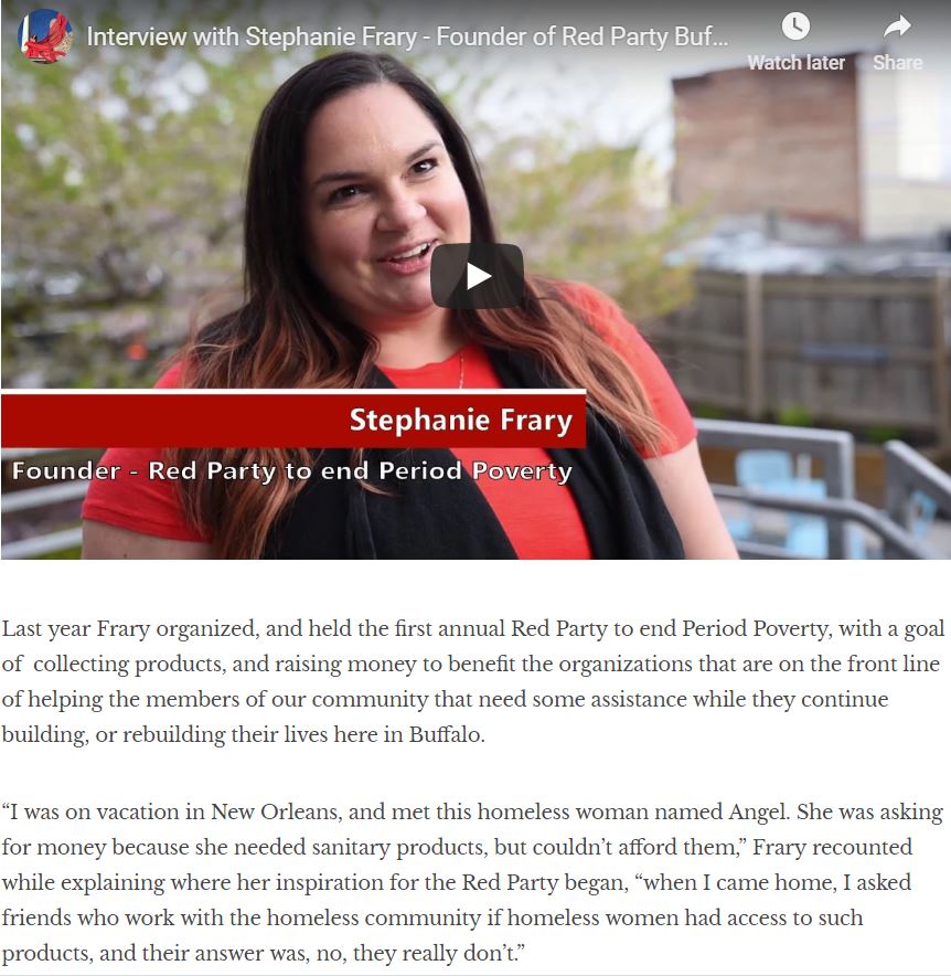 Red Party to End Period Poverty