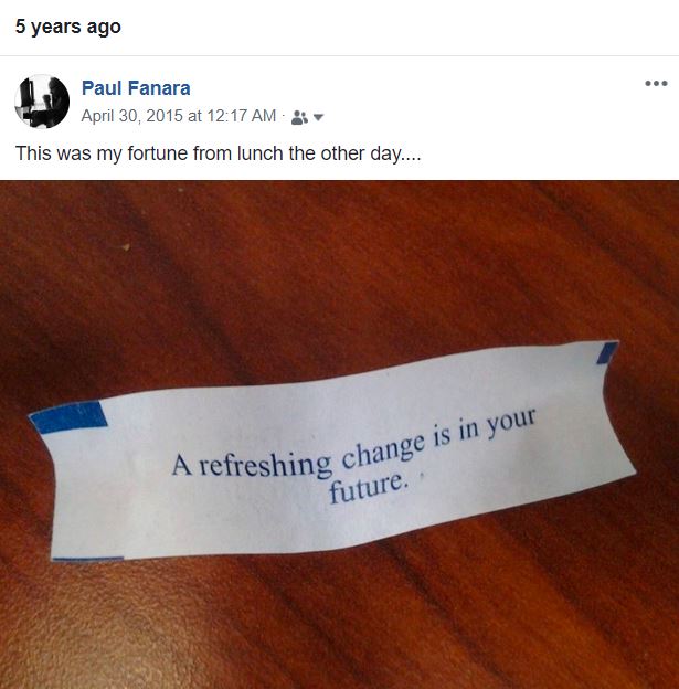 An actual fortune!
